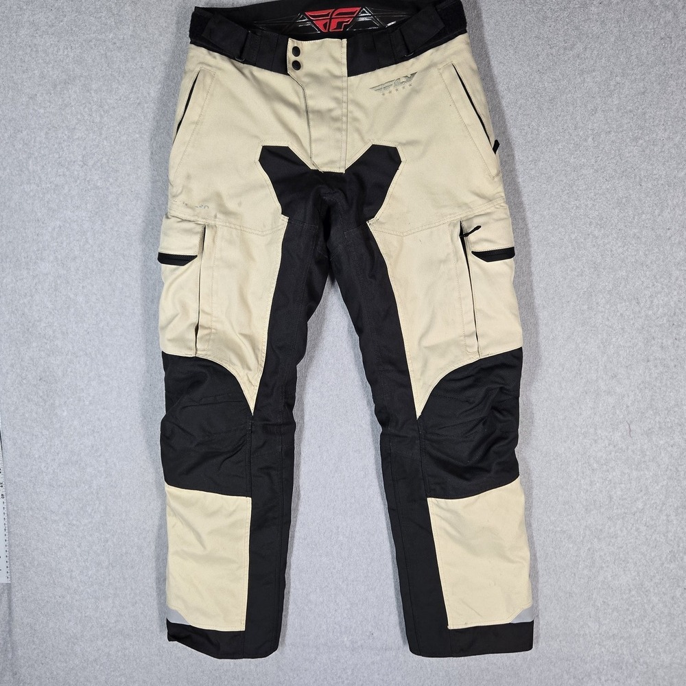 Fly Racing Men Motocross Pants 30 Sand Terra Trek Colorblock Cargo